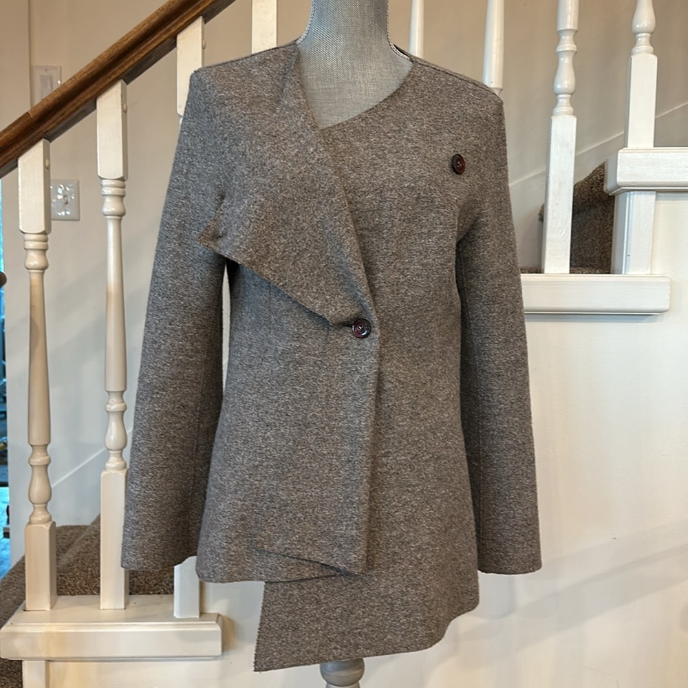 Wool Assymetrical  jacket